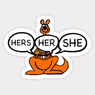 RXS Pronouns HER Sticker